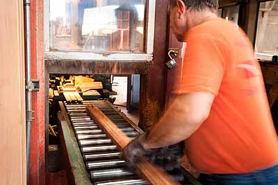 Working in the mill