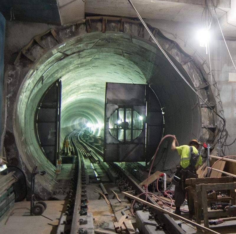 Central Subway construction #1